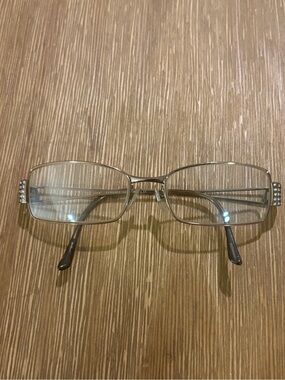 Versace MOD 1117-B 1013 Bronze Rhinestone Medusa Eyeglasses Italy 51-17-135